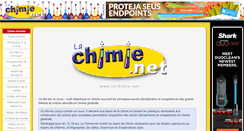 Desktop Screenshot of lachimie.net